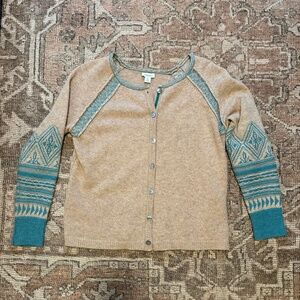 Sundance Sophie Fair Isle Cardigan